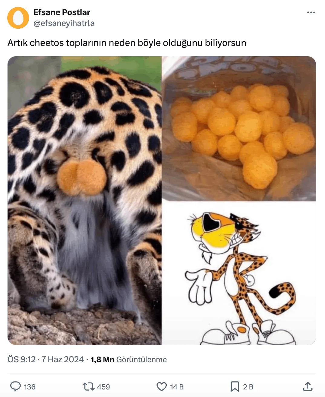 cheetos cipslerinin formunun maskotlarindan geldigi iddiasi
