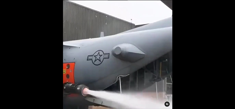 Videonun "chemtrails" yapan uçakları gösterdiği iddiası