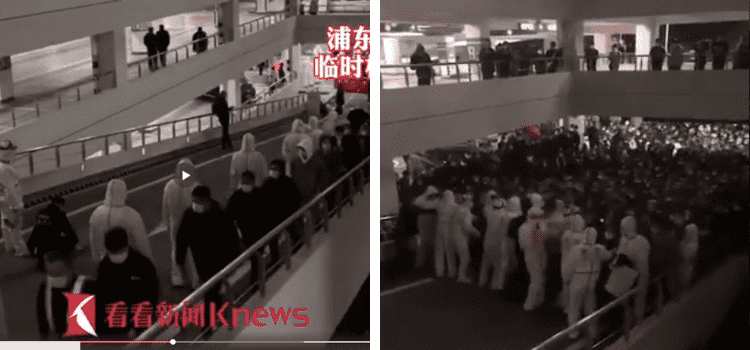 Çin Pudong Havalimanı’nda SARS virüsü tespit edildiği ve 14 bin kişinin kaçmaya çalıştığı iddiası