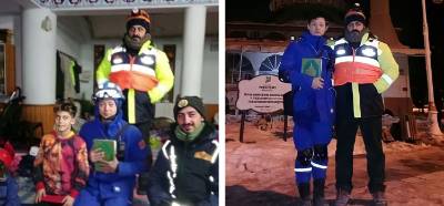 Çinli arama kurtarma görevlisini gösteren fotoğrafların yapay zekayla üretildiği iddiası