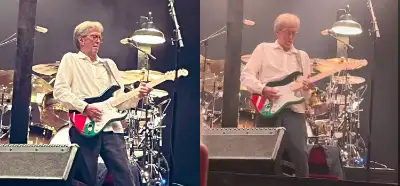 Fotoğrafın Eurovision'da sahne alan Eric Clapton'ı gösterdiği iddiası