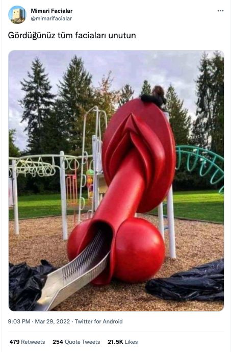 cocuk parki penis seklinde kaydirak iddia