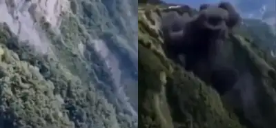 Görüntülerin İran Cumhurbaşkanı Reisi’nin düşen helikopterini gösterdiği iddiası