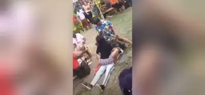 Görüntülerin Namibya'da bir düğün geleneğini gösterdiği iddiası