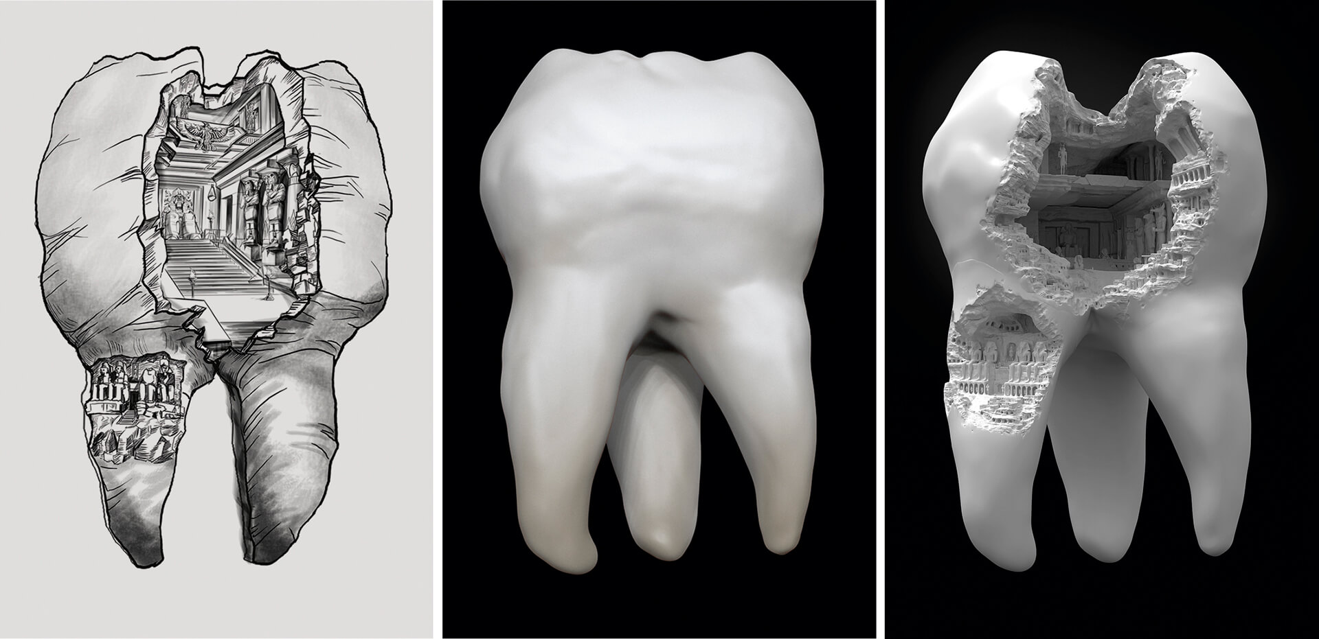 digital image tooth sculpture jwg