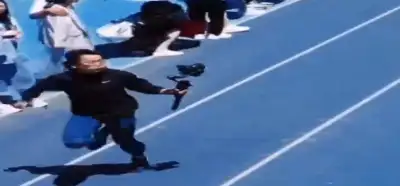 Koşuculardan hızlı koşan kameraman videosu gerçek mi?