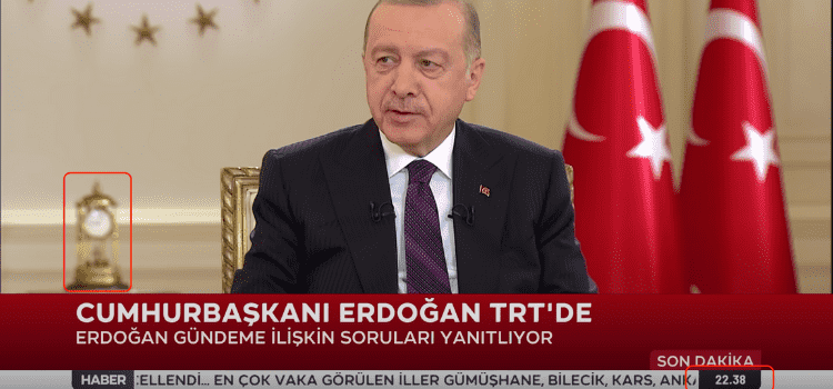 Erdoğan’ın TRT’de katıldığı yayının canlı olmadığı iddiası