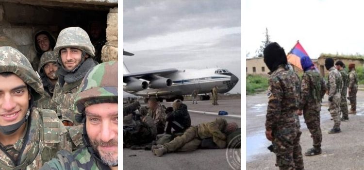 What do we know about mercenaries that are claimed to go to Armenia for support?