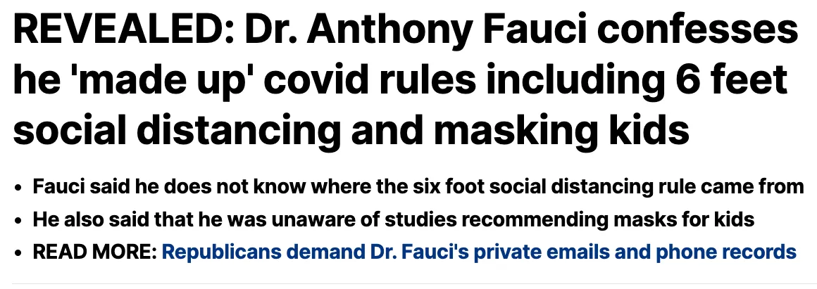 fauci daily mail
