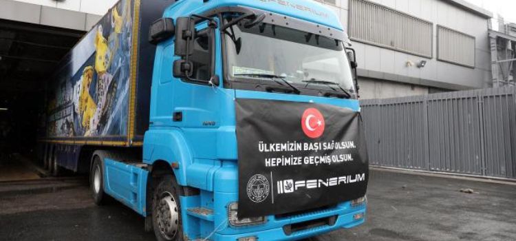 Deprem bölgesine yardım götüren Fenerbahçe tırının yağmalandığı iddiası