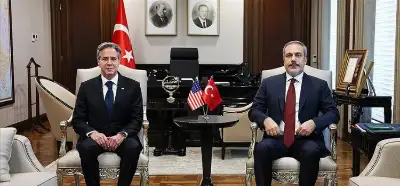 Fidan-Blinken görüşmesinde “ay yıldızlı Mescid-i Aksa figürü” olduğu iddiası