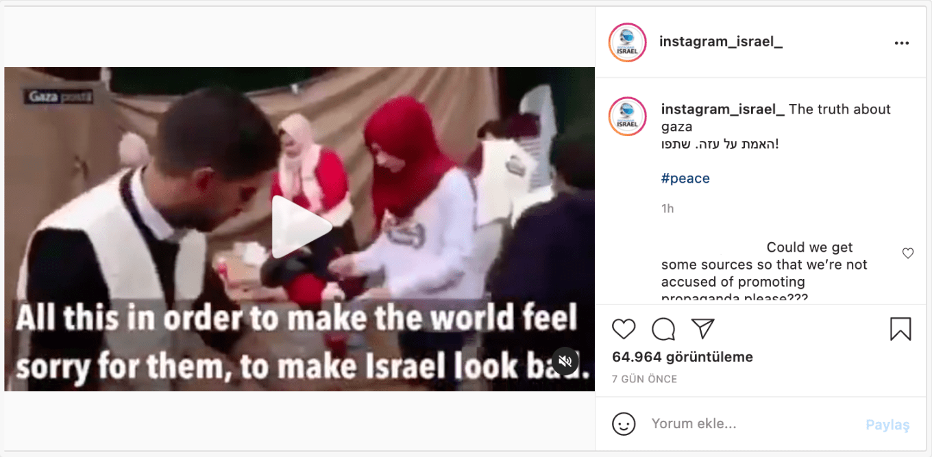 filistin sahte yaralilar iddia