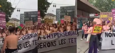 Video Finlandiya'da kadınların çokeşlilik talep ettiği protestoyu mu gösteriyor?