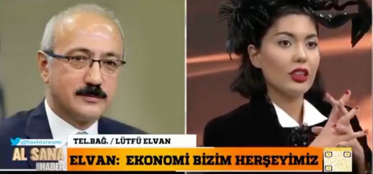 Flash TV’de Al Sana Haber programına bağlanan kişinin Lütfi Elvan olduğu iddiası