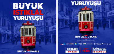 Büyük İstiklal Yürüyüşüne destek verdiği iddia edilen kuruluşlar