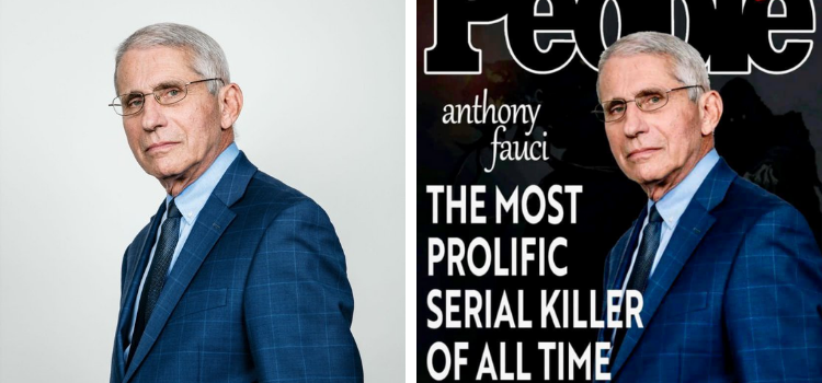 People dergisinin Anthony Fauci'yi "tüm zamanların en üretken seri katili" olarak kapağına taşıdığı iddiası