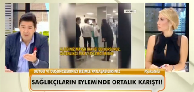 Sağlık çalışanları grevde olduğundan acilde hasta bakılmadığı iddiası