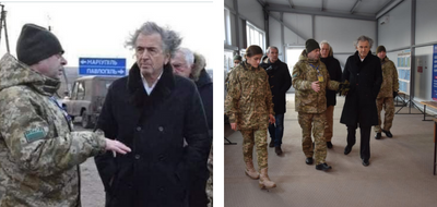 Bernard Henry Levy ve Ukrayna askerlerini gösteren fotoğrafın güncel olduğu iddiası
