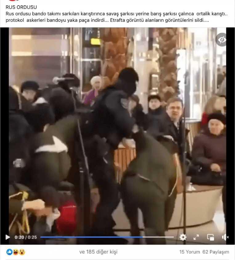 fotograf videonun baris temali sarki soyledigi icin tutuklanan rus korosunu