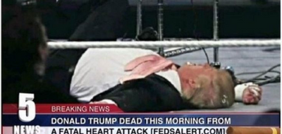 Fotoğrafın ABD Başkanı Donald Trump'ın öldüğü anı gösterdiği iddiası
