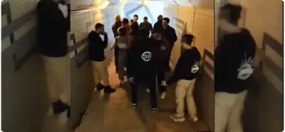 Video Fransada “döyülən” kişiləri göstərir?