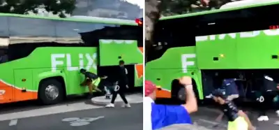 Otobüsün yağmalandığı videonun Fransa’daki güncel protestolarda kaydedildiği iddiası