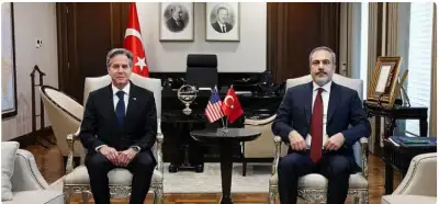 Fidan-Blinken görüşündə “ay-ulduzlu Əl-Əqsa suvenerinin” olduğu iddiası