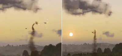 Videonun El Kassam Tugayları’nın düşürdüğü helikopterleri gösterdiği iddiası