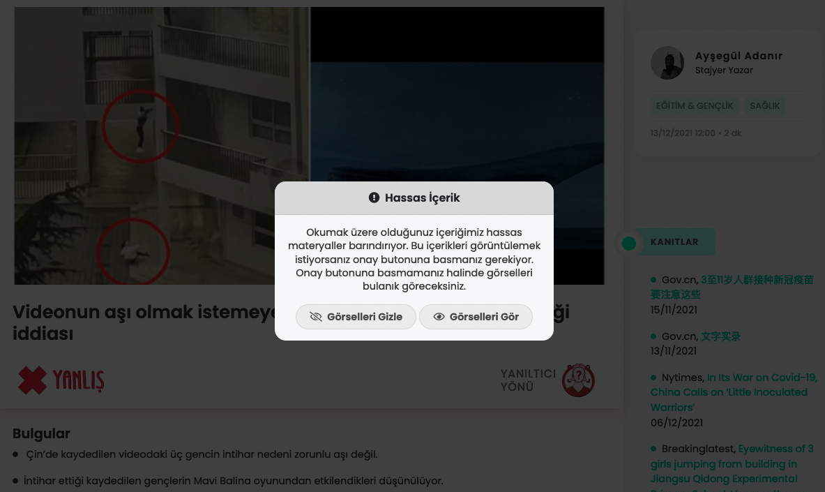 hassas gorsel icerik
