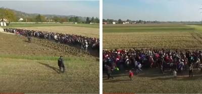 Videonun 40 bin kişilik ‘ışık konvoyunu’ gösterdiği iddiası