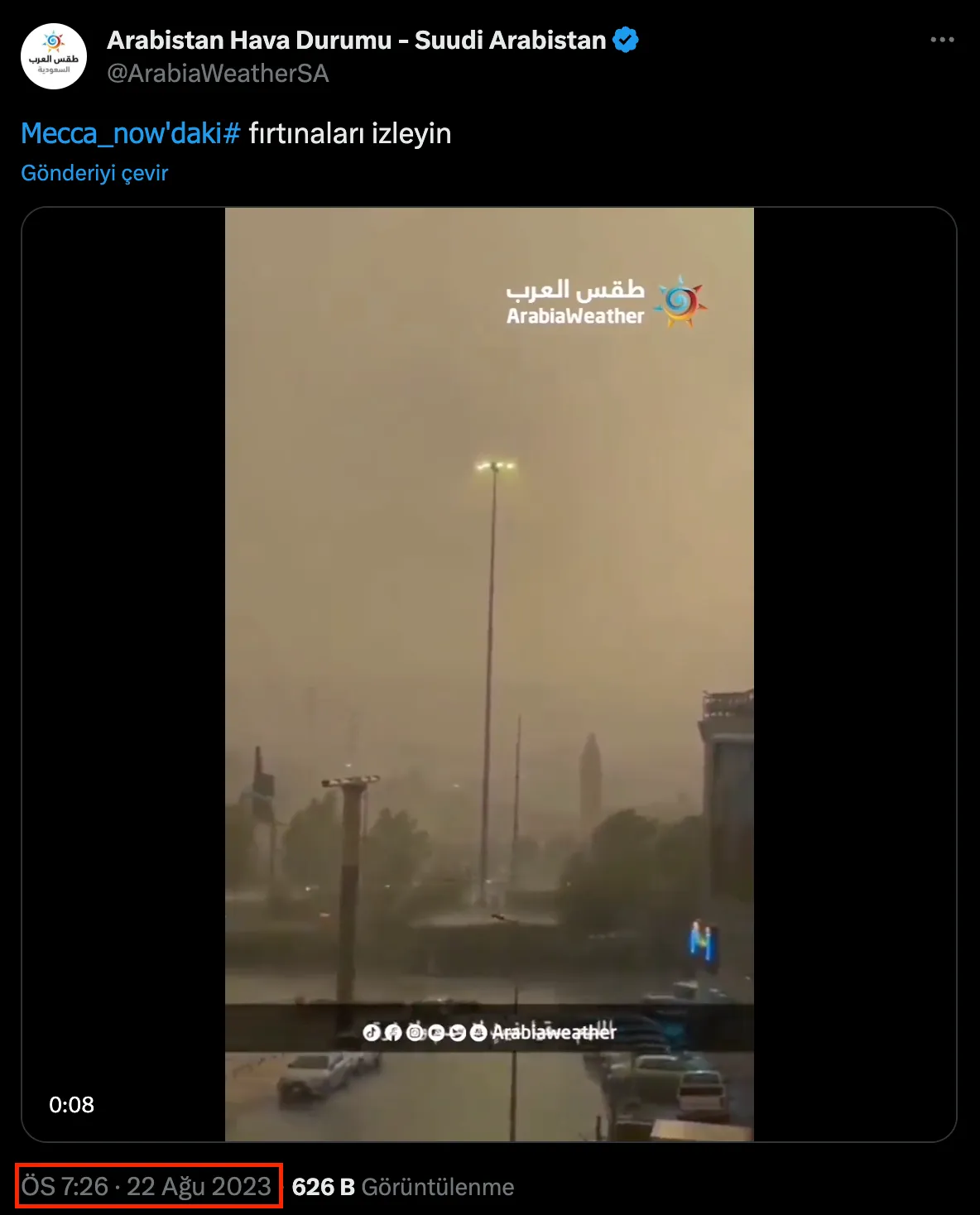 israil firtina iddiasi tarih