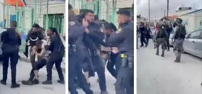 Görüntülerin İsrail kuvvetlerinin gözaltına aldığı Hamas güçlerini gösterdiği iddiası