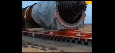 Video İsrail'e giden bir nakliye aracını mı gösteriyor?