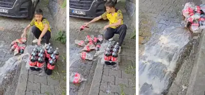İsrail'i protesto etmek amacıyla kola dökülen video güncel mi?