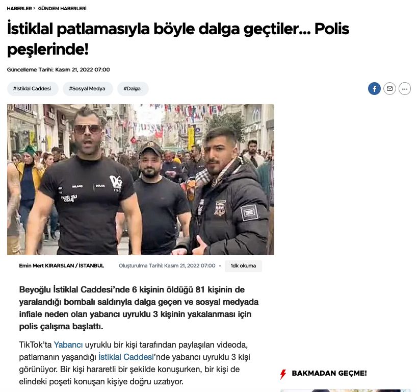 istiklal uc kisi patlama dalga gecti iddiasi