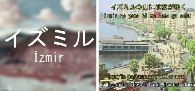 Videonun Japonlar tarafından Japoncaya çevrilen İzmir Marşı'nı gösterdiği iddiası