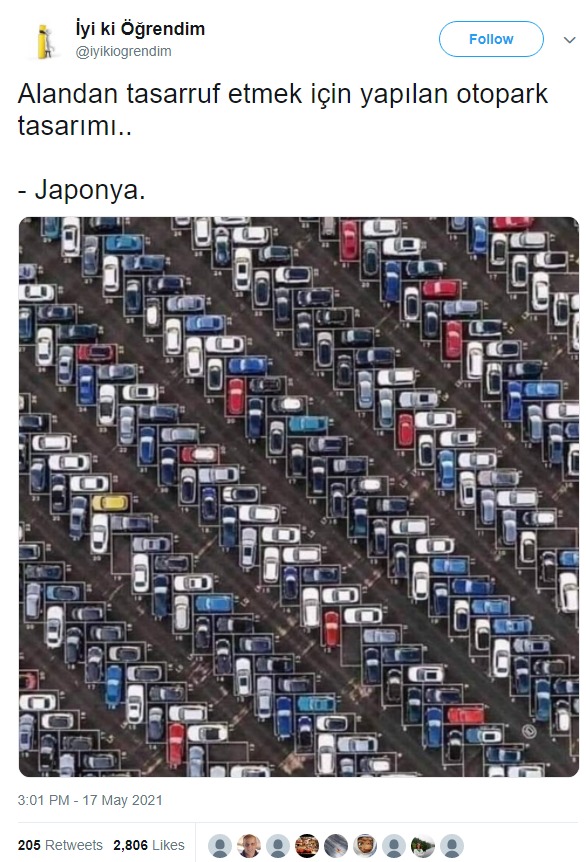 japonya otopark iddiasi twitter kaynak