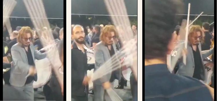 Oyuncu Johnny Depp'in İran'da yapılan aşure töreninde görüldüğü iddiası