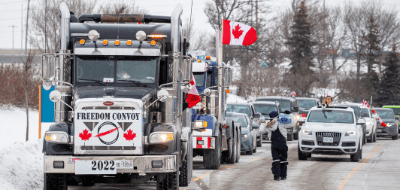 Ottawa’da zorunlu aşıya karşı kamyon konvoyunun Guinness rekoru kırdığı iddiası