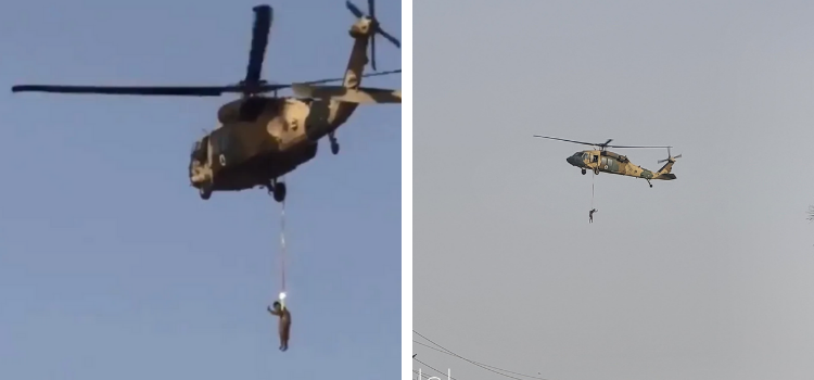 Videonun Taliban'ın helikopterden sallandırarak idam ettiği kişiyi gösterdiği iddiası