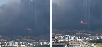 Görüntüler Çanakkale'deki yangının lazer ile başlatıldığını mı kanıtlıyor?