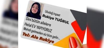 Fotoğrafın Rukiye Toğrul’un kartvizitini gösterdiği iddiası