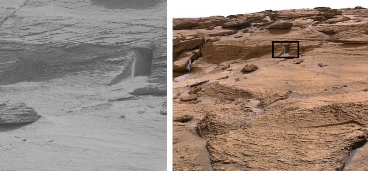 NASA'nın paylaştığı Mars fotoğrafında bir kapı gözüktüğü iddiası