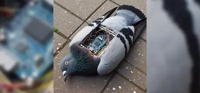 Güvercin şeklindeki drone’u gösteren fotoğraf gerçek mi?