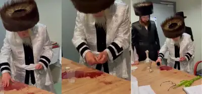 Videodaki hahamın “bebek kanıyla” arınma ritüeli yaptığı iddiası