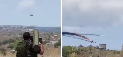 Videonun İsrail ordusuna ait bir helikopterin roketle düşürüldüğünü gösterdiği iddiası