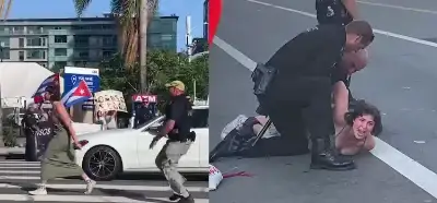 Videonun Filistin'e destek eyleminde gözaltına alınan kadını gösterdiği iddiası