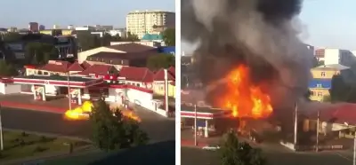 Videonunun lazerle çıkarılan yangını gösterdiği iddiası