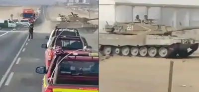 Tank ve zırhlıların görüldüğü video Teksas’tan mı?