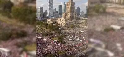 Görüntüler Polonya'daki Filistin’e destek gösterilerinden mi?